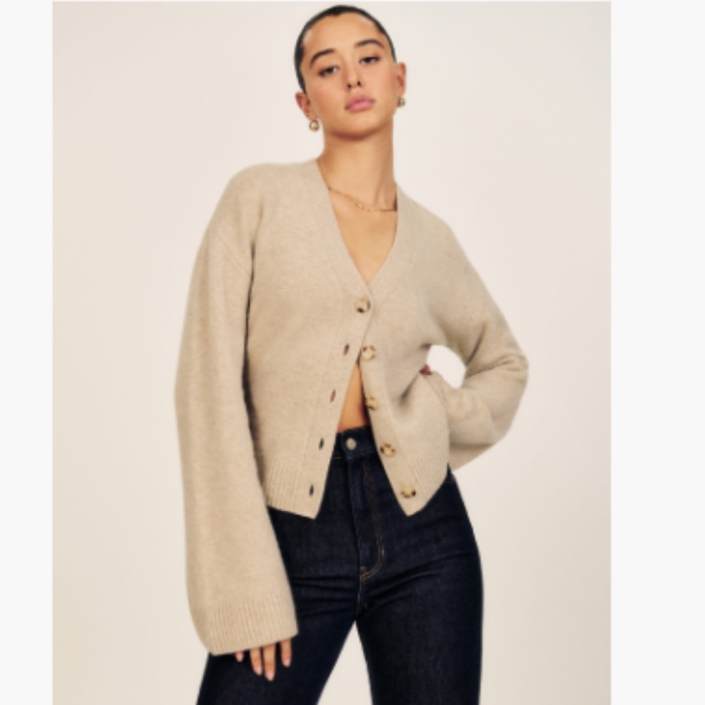 Reformation Wool Cardigan